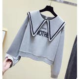 カレッジロゴスウェットコーデ Anotherロゴトレーナー セーラー服 襟 品番 Shnw Achic アシック のレディースファッション通販 毎日送料無料 Shoplist ショップリスト