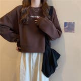 英文字ロゴ薄手トレーナー オーバーサイズ パーカー | Achic | 詳細画像9