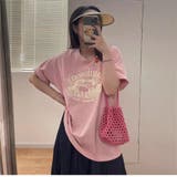 ヴィンテージ風 綿100%前プリント半袖Tシャツ | Achic | 詳細画像2