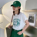 ヴィンテージ風 綿100%前プリント半袖Tシャツ | Achic | 詳細画像8