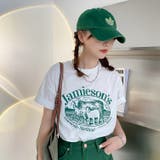 ヴィンテージ風 綿100%前プリント半袖Tシャツ | Achic | 詳細画像9
