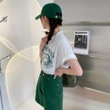 ヴィンテージ風 綿100%前プリント半袖Tシャツ | Achic | 詳細画像15