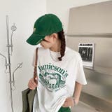 ヴィンテージ風 綿100%前プリント半袖Tシャツ | Achic | 詳細画像16