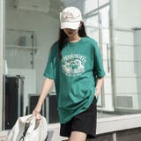 ヴィンテージ風 綿100%前プリント半袖Tシャツ | Achic | 詳細画像5