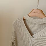 長袖ニット 長袖カットソー ニットトップス | Achic | 詳細画像15 