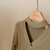 長袖ニット 長袖カットソー ニットトップス | Achic | 詳細画像16 