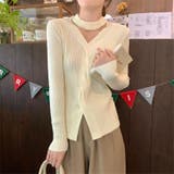 長袖ニット 長袖カットソー ニットトップス | Achic | 詳細画像6 