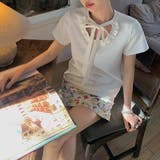 半袖トップス 半袖Tシャツ 肉をカバーする万能トップス | Achic | 詳細画像2