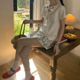 半袖トップス 半袖Tシャツ 肉をカバーする万能トップス | Achic | 詳細画像5
