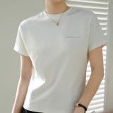 シンプル半袖Tシャツ | Achic | 詳細画像11 