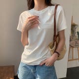 シンプル半袖Tシャツ | Achic | 詳細画像7 