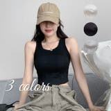 レース付きタンクトップ | Achic | 詳細画像1