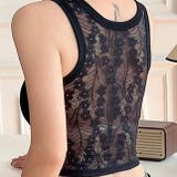 レース付きタンクトップ | Achic | 詳細画像8