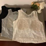 レース付きタンクトップ | Achic | 詳細画像15