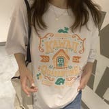 ホワイト | プリントTシャツ | Achic
