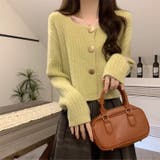 長袖ニットカーディガン | Achic | 詳細画像13