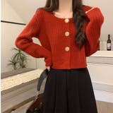 長袖ニットカーディガン | Achic | 詳細画像4