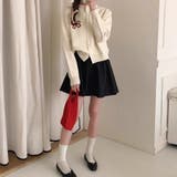 フロントリボン刺しゅうニットカーディガン | Achic | 詳細画像2