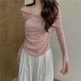 ツイストオフショルスリムニット | Achic | 詳細画像14