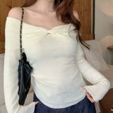 ツイストオフショルスリムニット | Achic | 詳細画像17