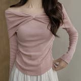 ツイストオフショルスリムニット | Achic | 詳細画像19