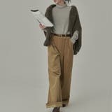 ストライプ柄 タートルネックカットソー | Achic | 詳細画像16