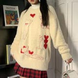 キャット＆ハート ニット | Achic | 詳細画像11 