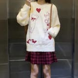 キャット＆ハート ニット | Achic | 詳細画像9 