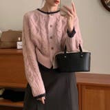 列マルチボタン 差し色セーター | Achic | 詳細画像7 