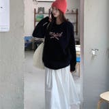 バックリボンコードフロントクラッシュハートプルオーバー | Achic | 詳細画像12 