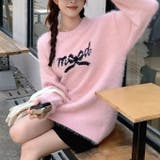 バックリボンコードフロントクラッシュハートプルオーバー | Achic | 詳細画像14 