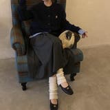 チェック柄裾ニットカーディガン | Achic | 詳細画像16 