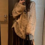 オーバーサイズシャギーニット | Achic | 詳細画像11