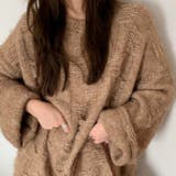 オーバーサイズシャギーニット | Achic | 詳細画像9