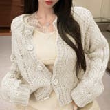 ジンジャーティーケーブルカーディガン | Achic | 詳細画像2