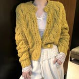 ジンジャーティーケーブルカーディガン | Achic | 詳細画像13