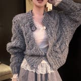 ジンジャーティーケーブルカーディガン | Achic | 詳細画像14