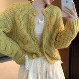 ジンジャーティーケーブルカーディガン | Achic | 詳細画像15