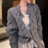 ジンジャーティーケーブルカーディガン | Achic | 詳細画像4