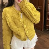 ジンジャーティーケーブルカーディガン | Achic | 詳細画像8