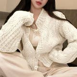 ジンジャーティーケーブルカーディガン | Achic | 詳細画像9