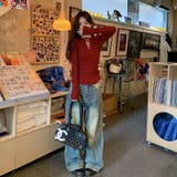 レースアップケーブルニットプルオーバー | Achic | 詳細画像21 