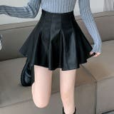 合成レザーミニプリーツスカート | Achic | 詳細画像12 