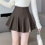 合成レザーミニプリーツスカート | Achic | 詳細画像6 