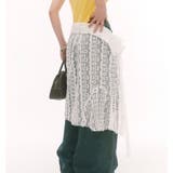 レース非対称巻きスカート 重ね着 | Achic | 詳細画像4 