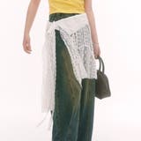 レース非対称巻きスカート 重ね着 | Achic | 詳細画像6 