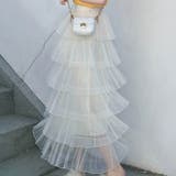 チュールAライン ロング丈スカート | Achic | 詳細画像14 