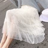 チュールAライン ロング丈スカート | Achic | 詳細画像25 