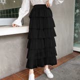 チュールAライン ロング丈スカート | Achic | 詳細画像3 