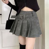 ヴィンテージ Puレザープリーツスカート | Achic | 詳細画像13 